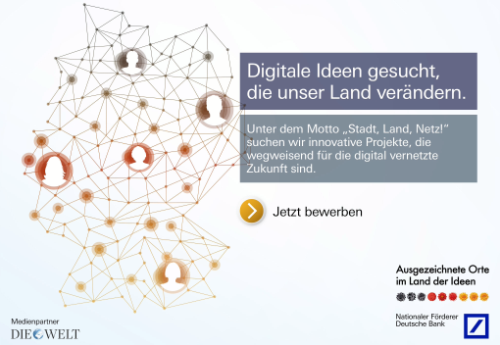 Stadt, Land, Netz: Ausgezeichnete Orte im Land der Ideen 2015