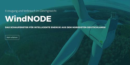 “WindNODE” ist ausgewähltes Schaufenster für intelligente Energie