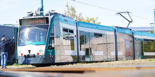 Weltweit erste autonome Strassenbahn in Potsdam getestet