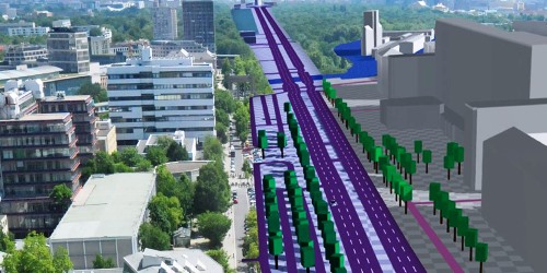 Teststrecke für automatisiertes Fahren