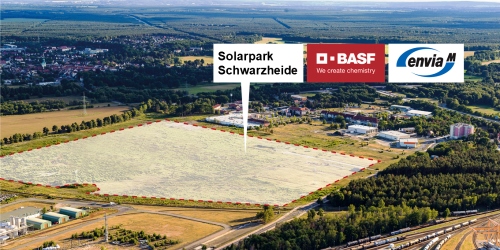 BASF und enviaM errichten Solarpark in Schwarzheide