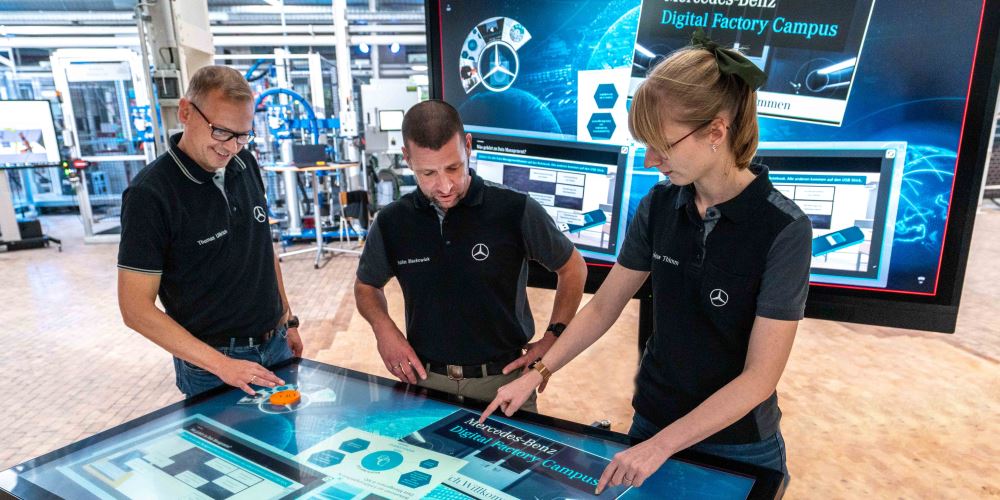 Mercedes-Benz startet Digital Factory Campus